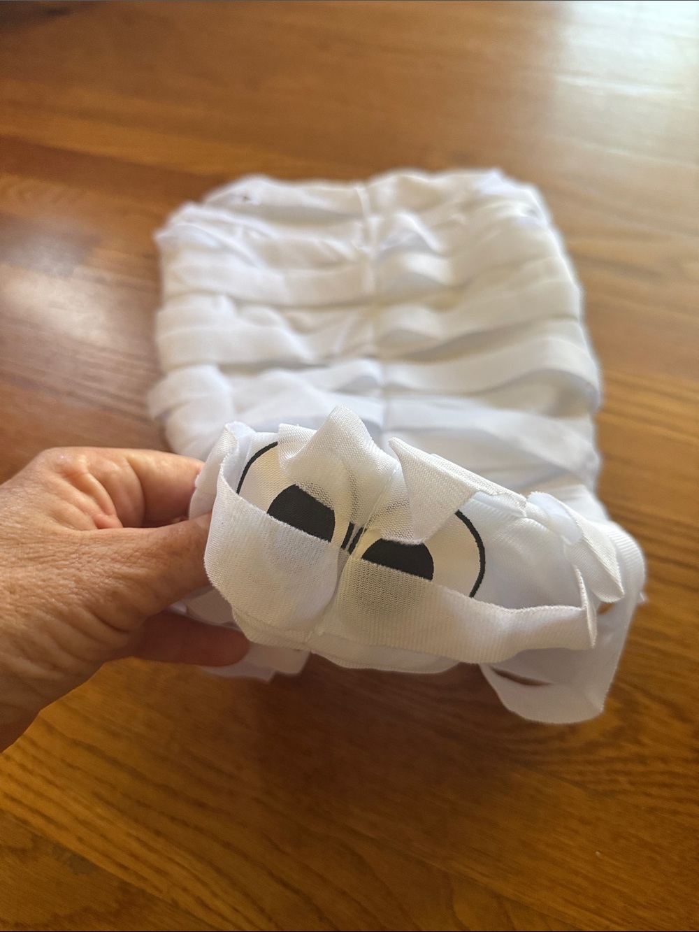 Thrills and Chills mummy dog costume  Medium